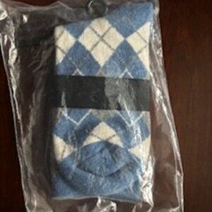 J Crew Blue Cashmere socks NWT Women's 4-10